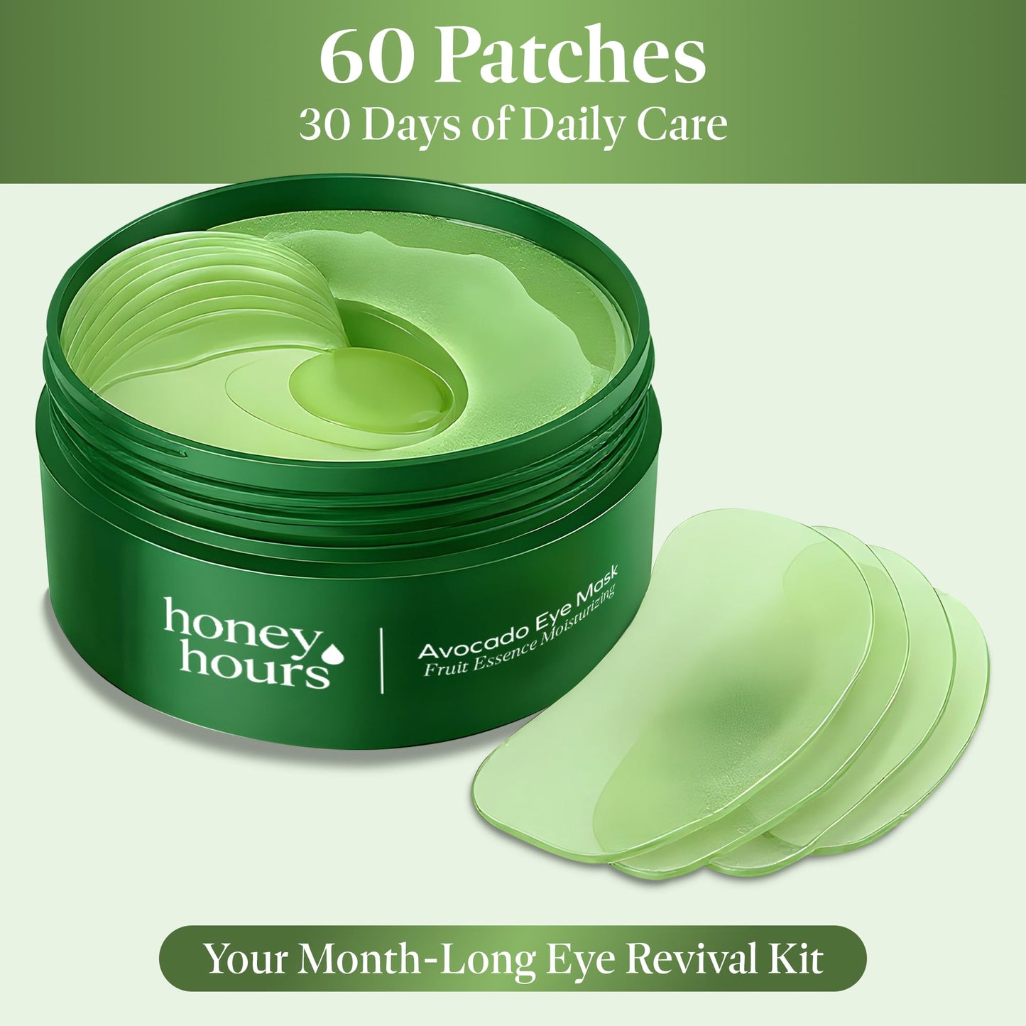 HoneyHours™ Avocado Collagen Eye Mask