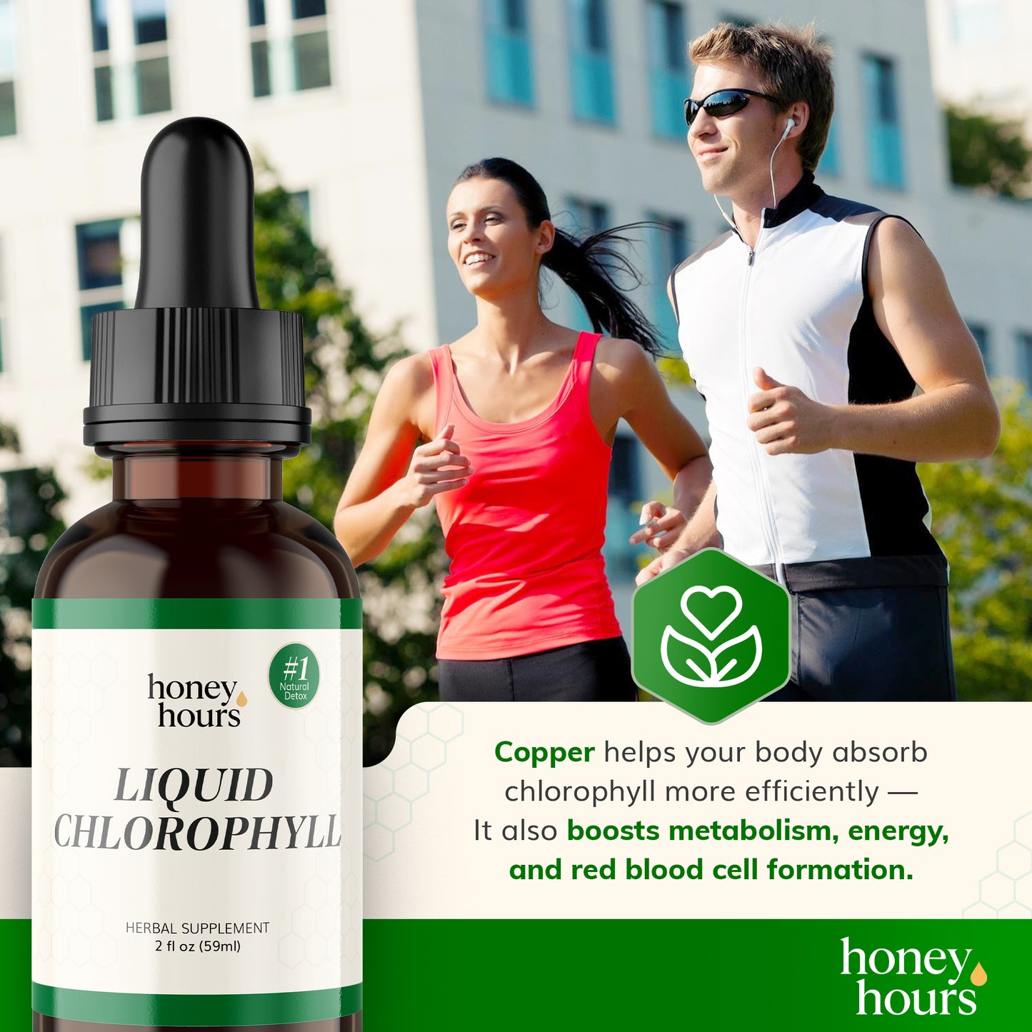 HoneyHours™ Liquid Chlorophyll Drops