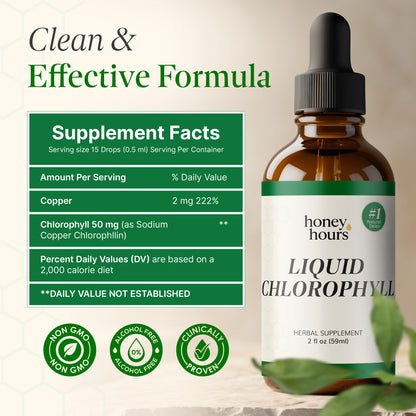 HoneyHours™ Liquid Chlorophyll Drops