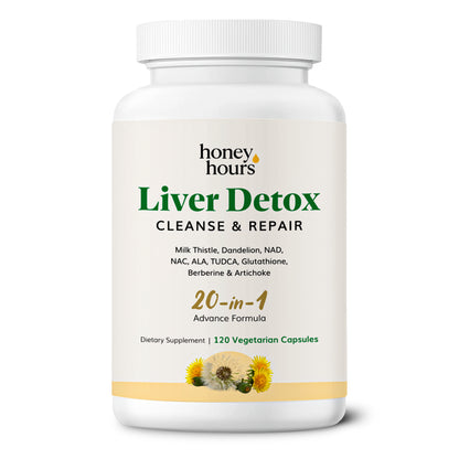 HoneyHours™ Liver Detox – 20-in-1 Cleanse & Repair Formula